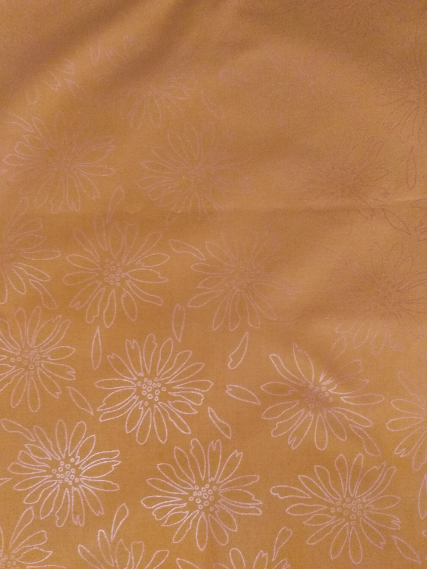 Cushion Cover Bold Orange Floral Cotton