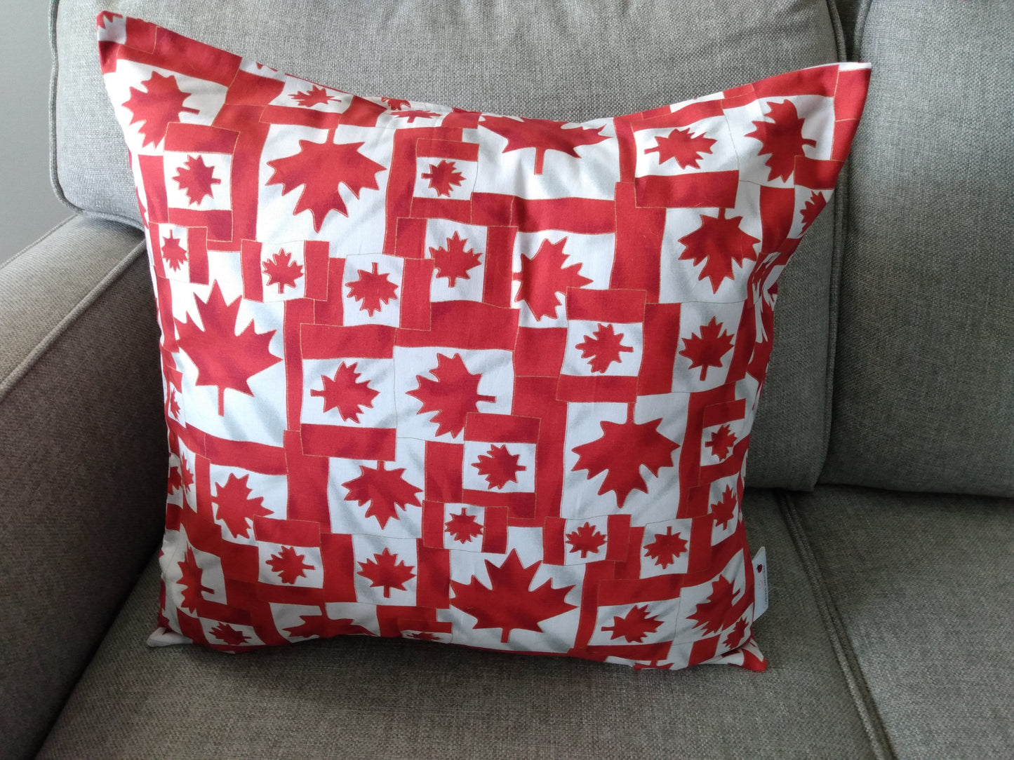 Cushion Cover Maple Leaf Cotton
