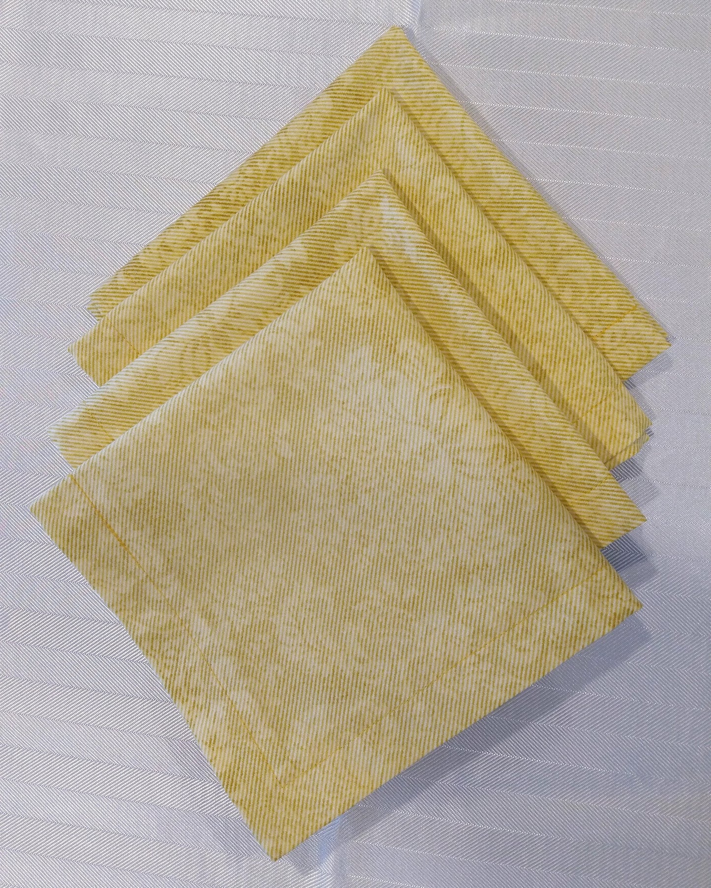 Napkins 100% Cotton Cream Floral Damask Lunch