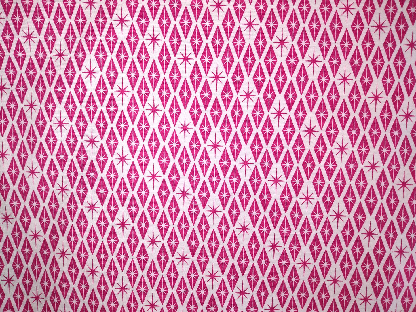 Napkins 100% Cotton White Red Stars