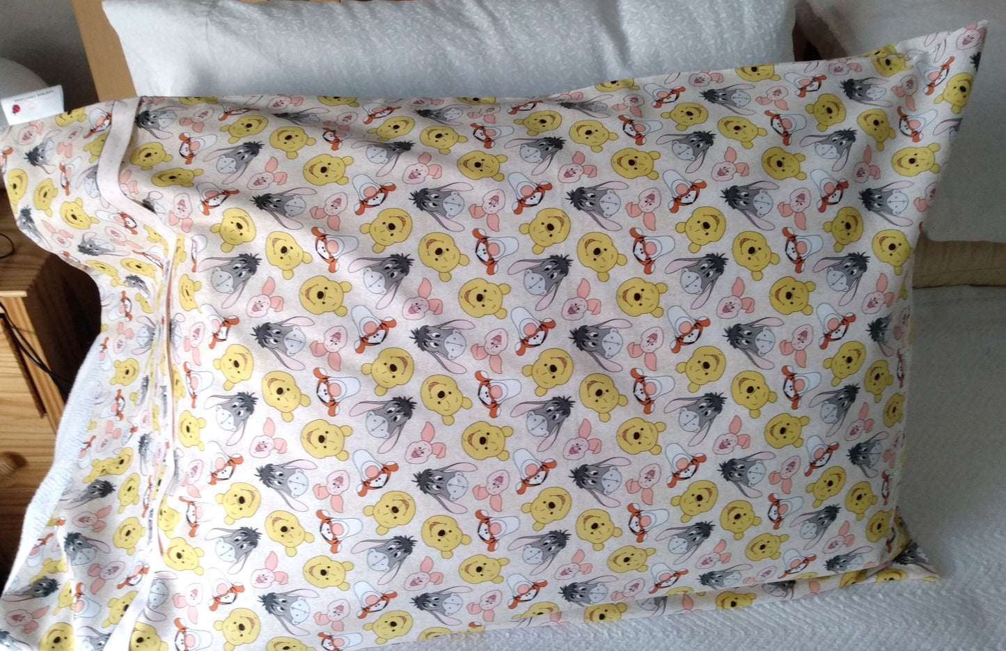 100% Cotton Pillowcase Winnie the Pooh Tigger, Piglet Eeyore