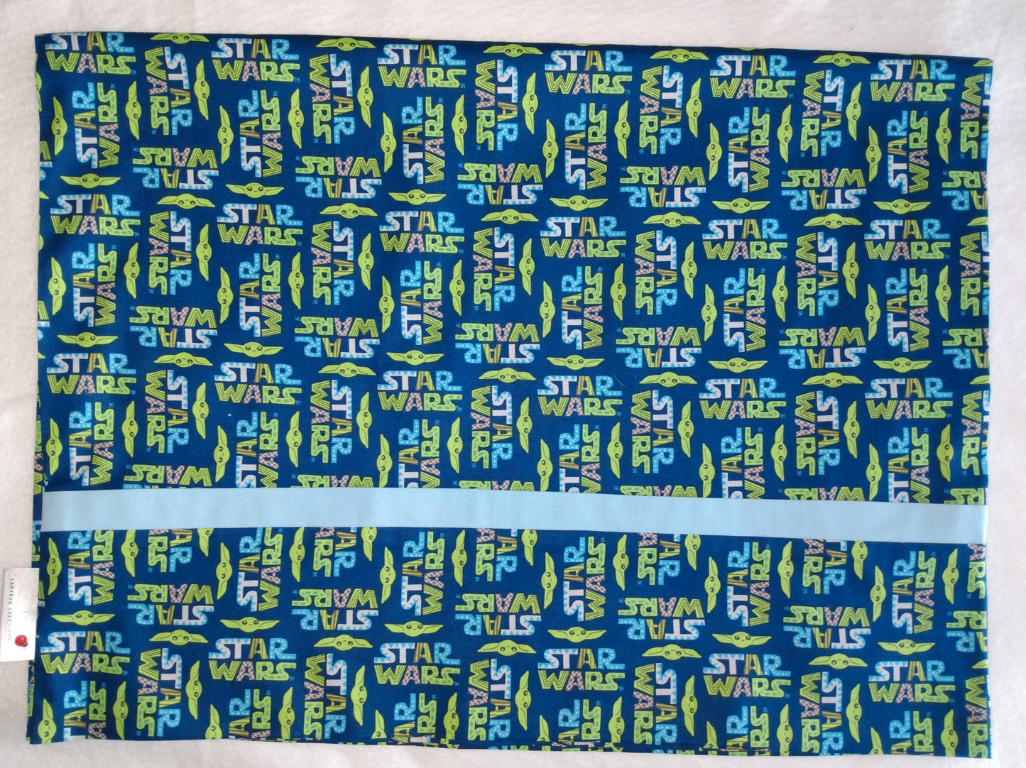 100% Cotton Pillowcase Star Wars Mandalorian Blue