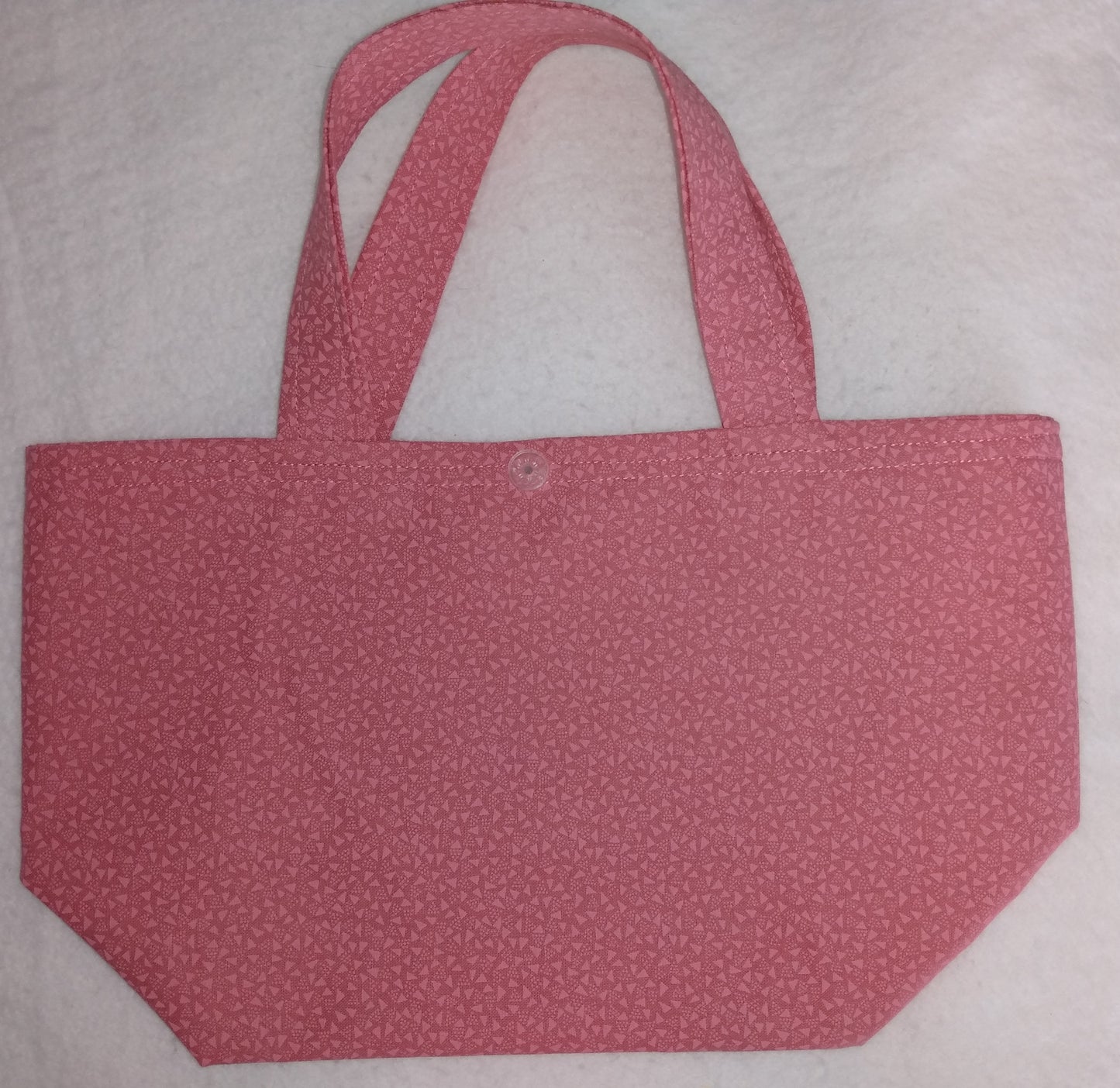 Lunch Bag Organic Pink Cotton
