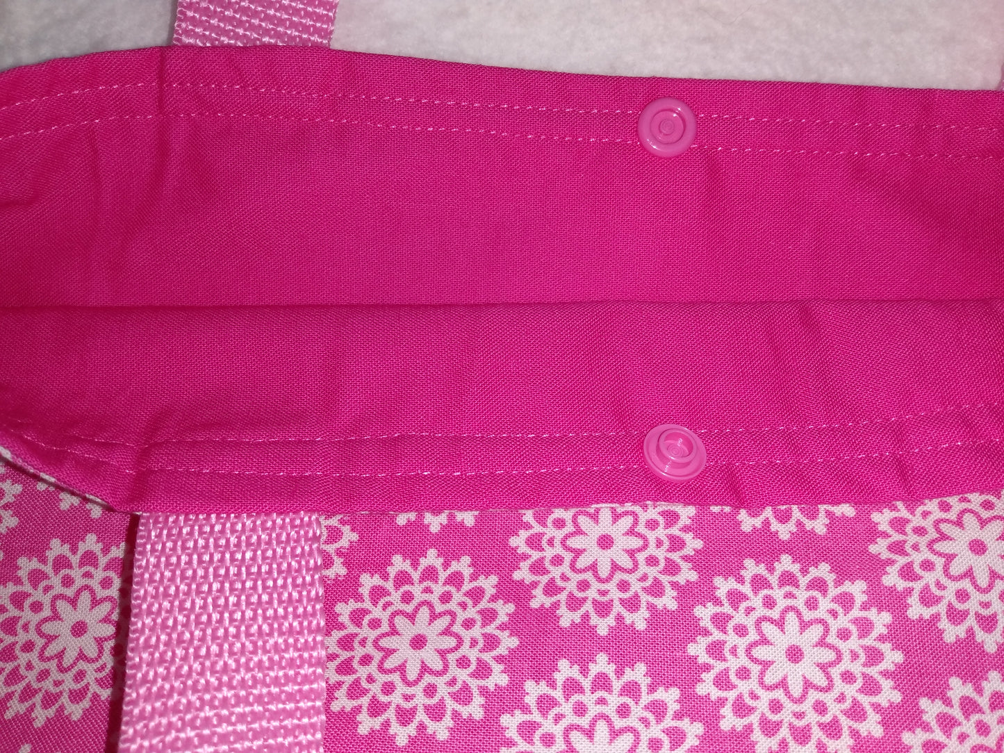 Lunch Bag Pink Floral Mandala