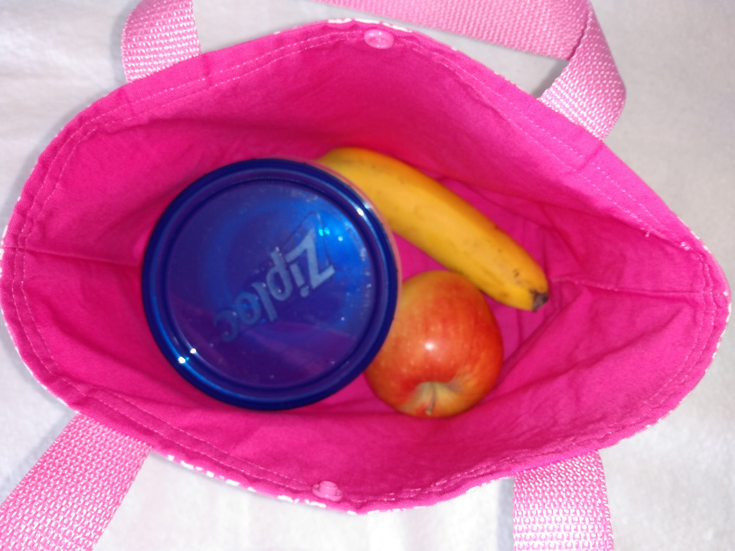Lunch Bag Pink Floral Mandala