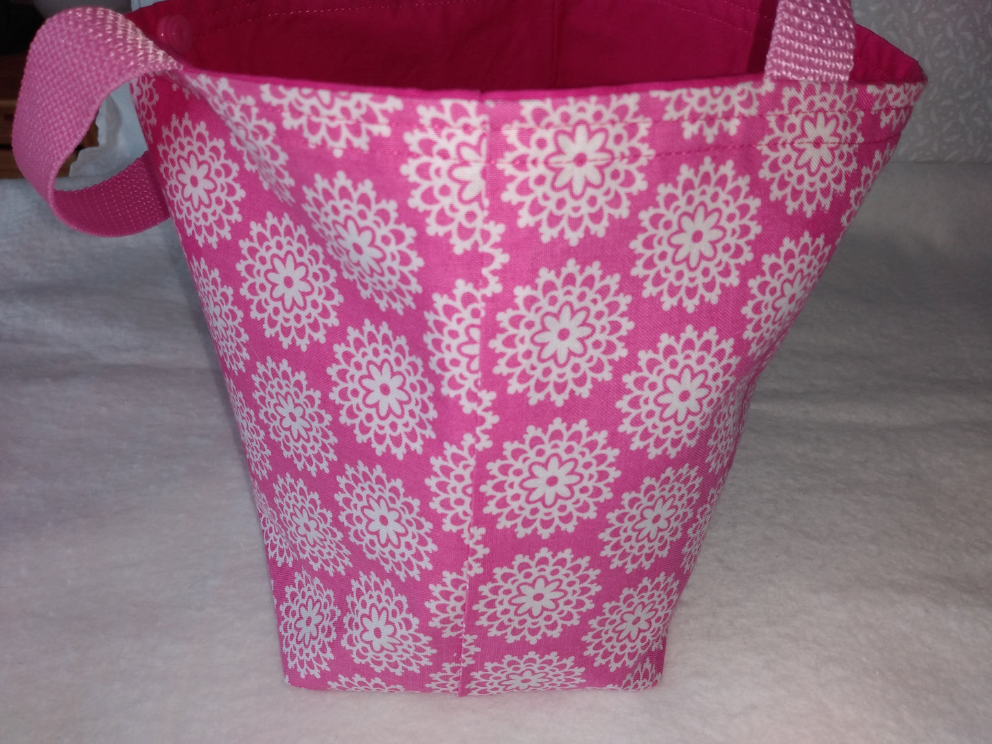 Lunch Bag Pink Floral Mandala