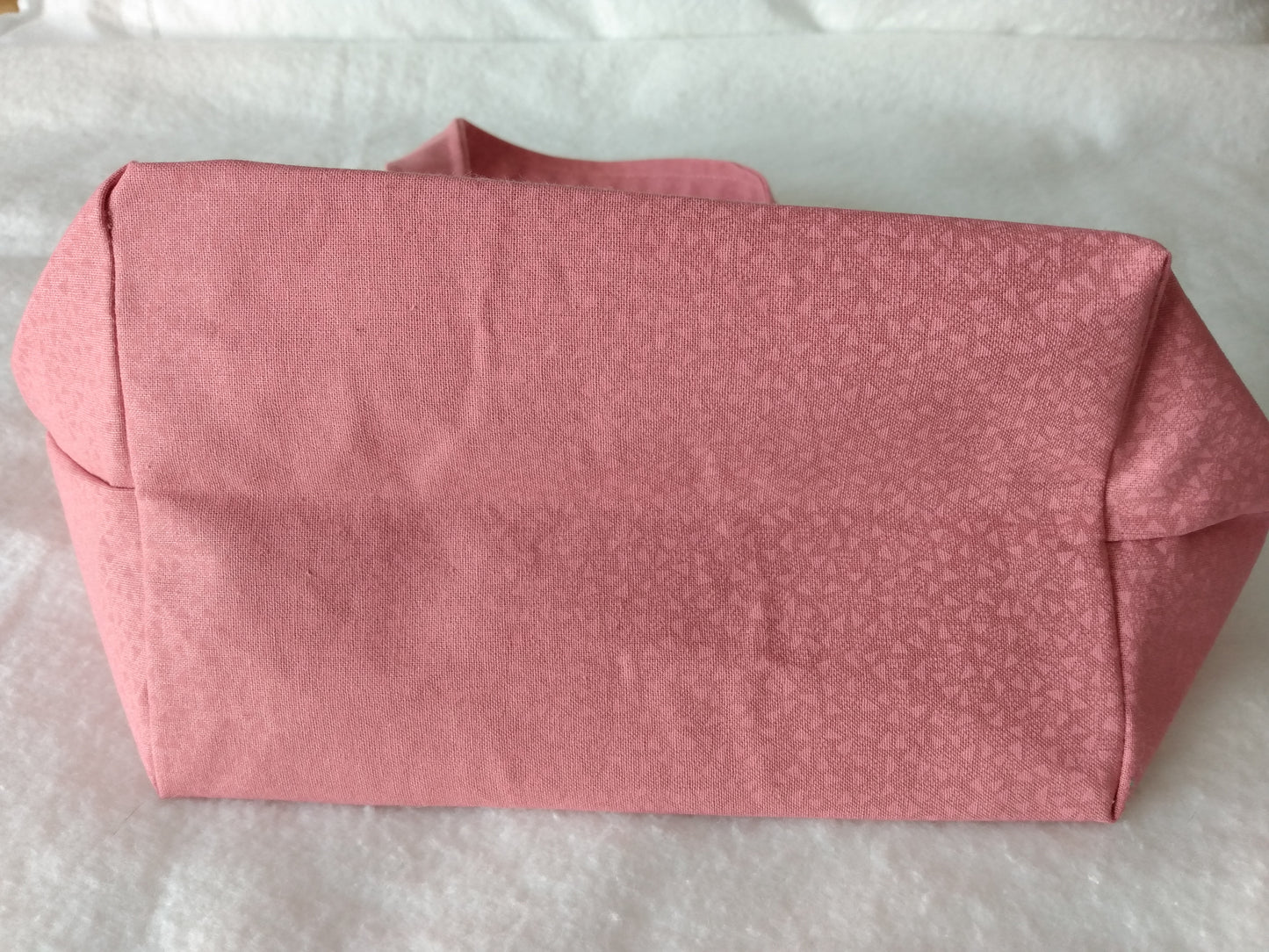 Lunch Bag Organic Pink Cotton