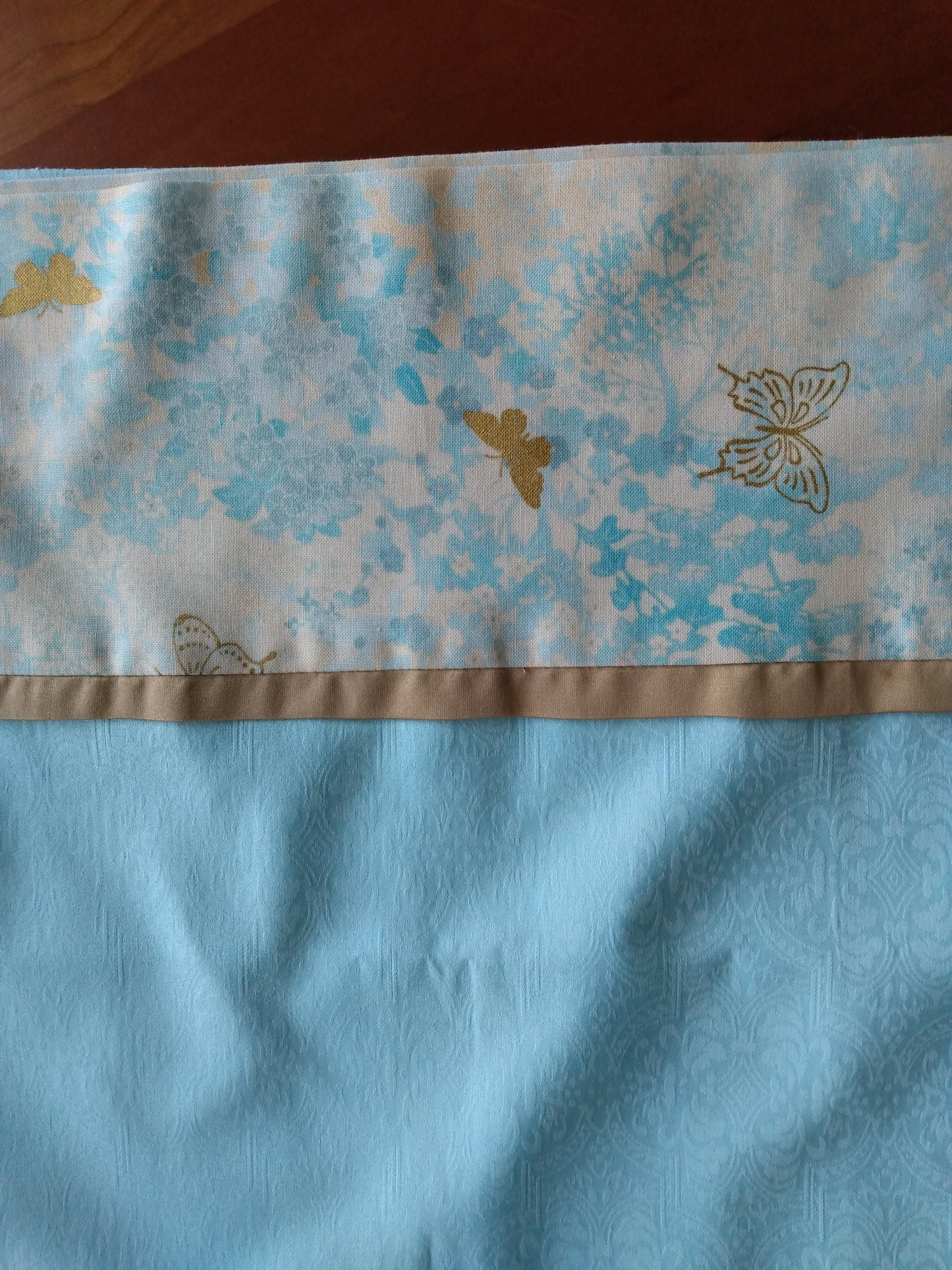 100% Cotton Pillowcase Blue Bronze