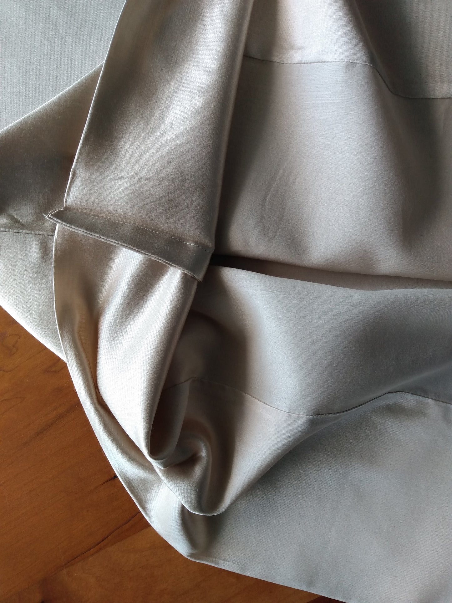 50% Cotton/ 50% Silk Cream Pillowcase