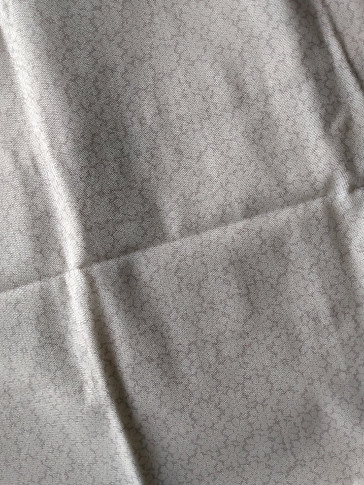 100% Cotton Pillowcase Cream Floral Brown