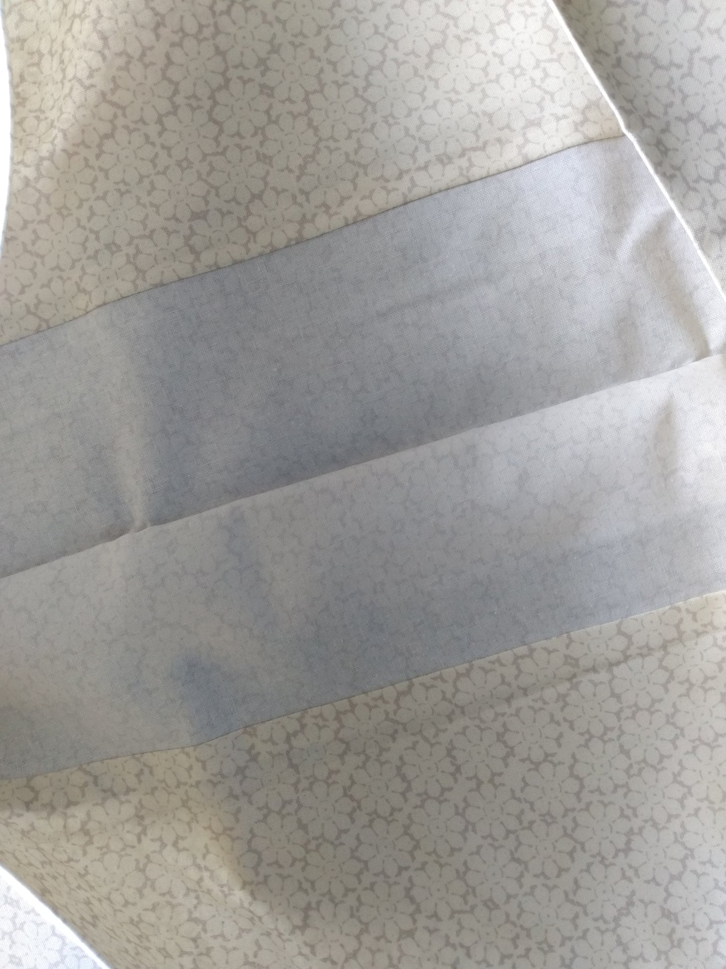 100% Cotton Pillowcase Cream Floral Brown