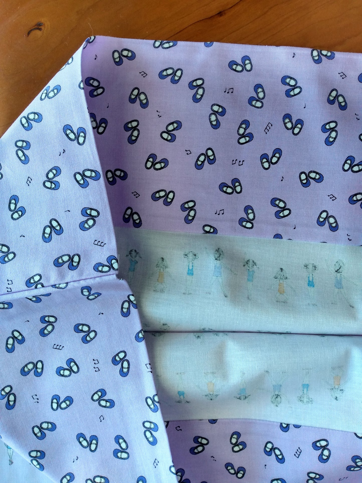 100% Cotton Pillowcase Lilac Purple Ballerina