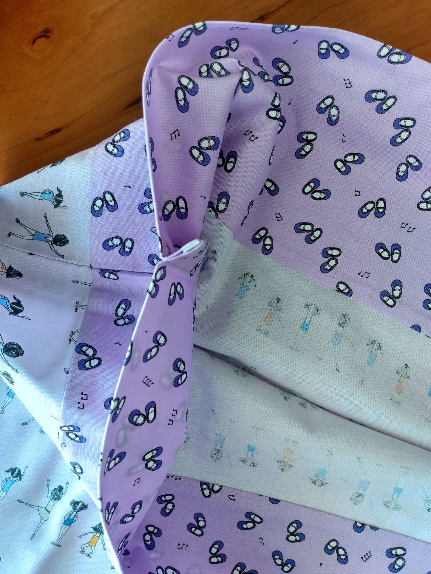 100% Cotton Pillowcase Lilac Purple Ballerina