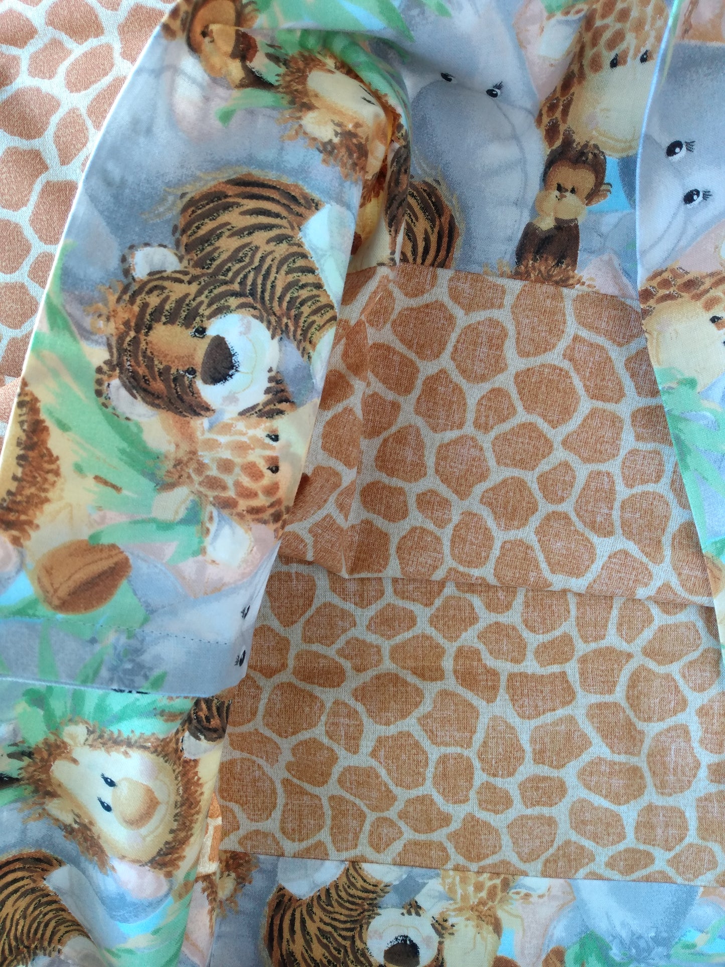 100% Cotton Pillowcase Animal Print