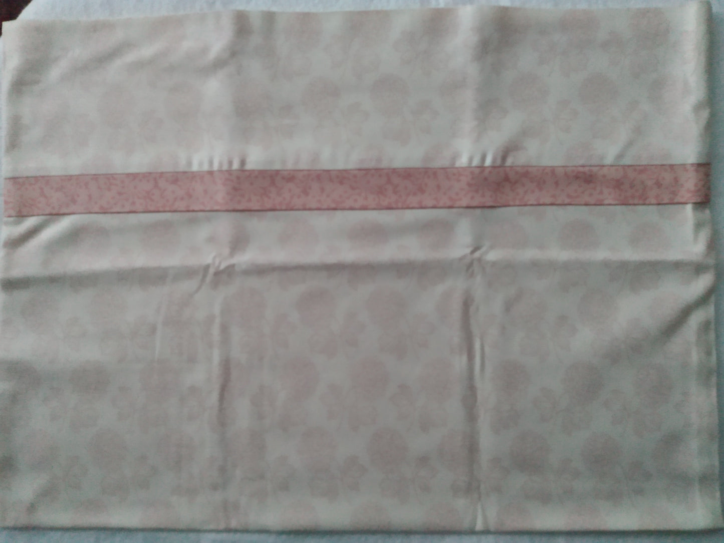 100% Cotton Pillowcase Blush Pink Floral