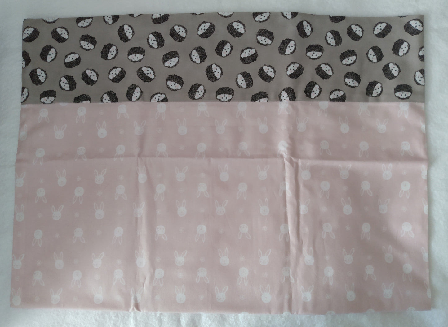 100% Cotton Pillowcase Bunnies Hedgehog 2