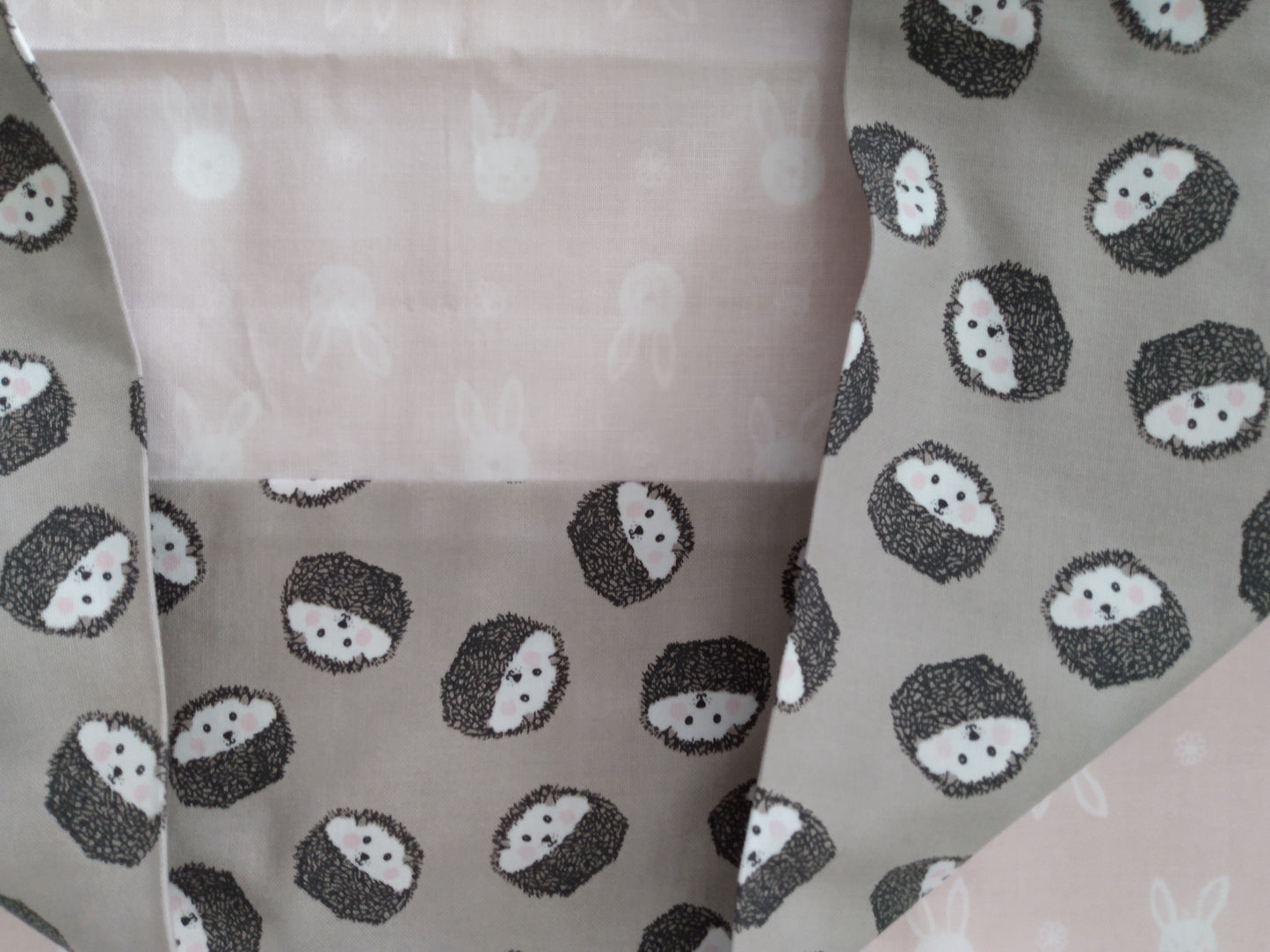 100% Cotton Pillowcase Bunnies Hedgehog 2