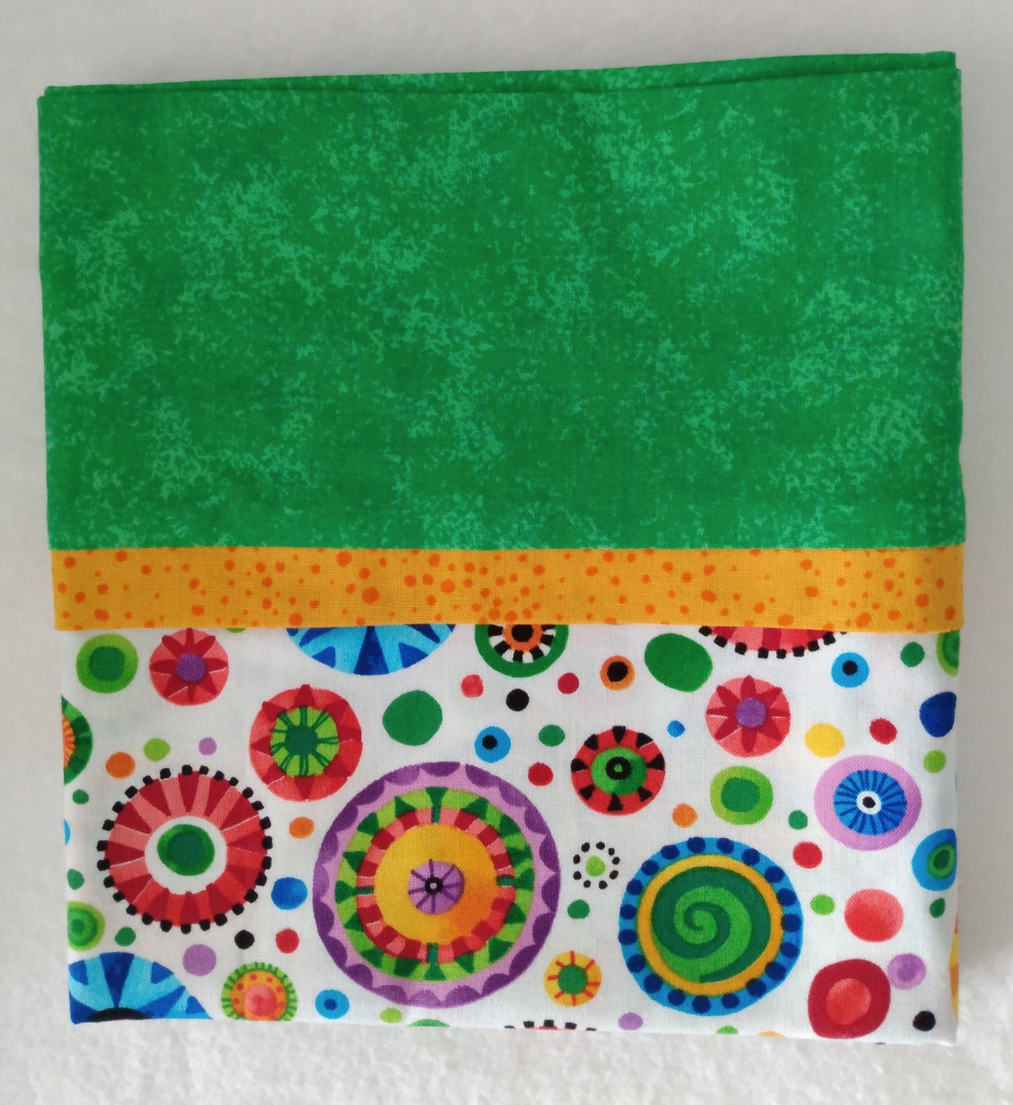 100% Cotton Pillowcase Vibrant Green