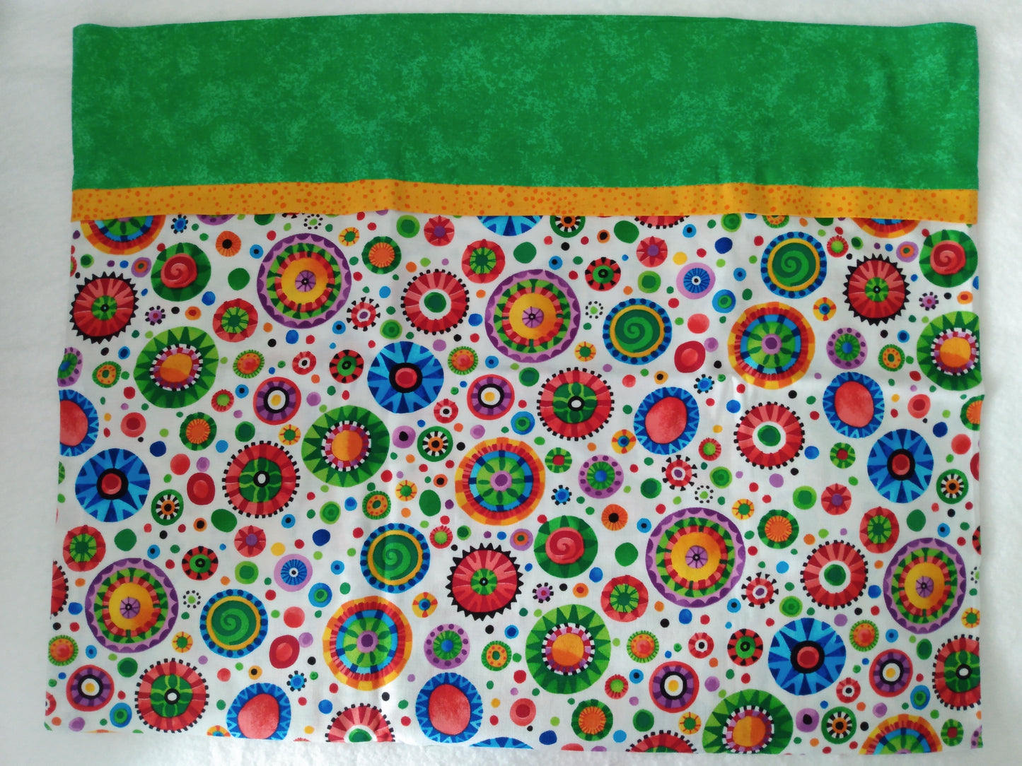 100% Cotton Pillowcase Vibrant Green