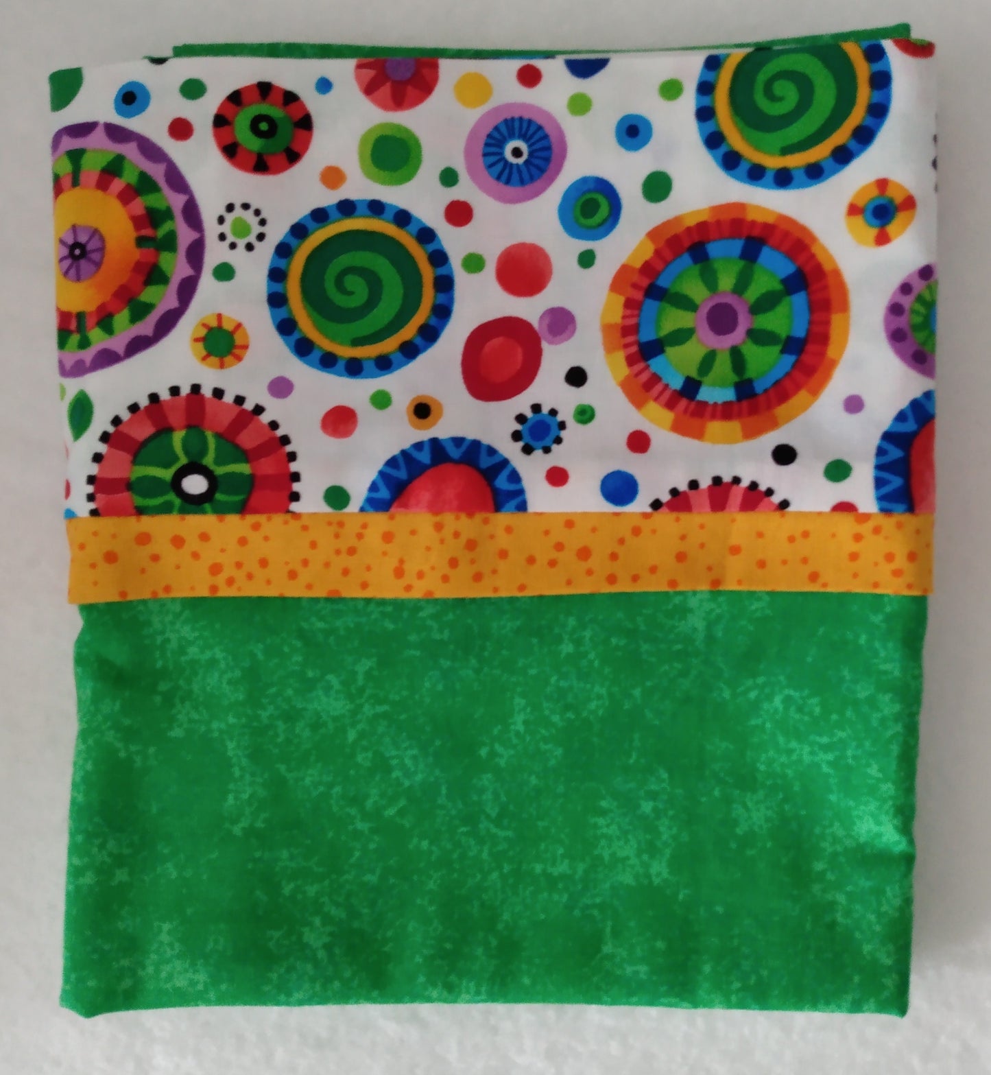 100% Cotton Pillowcase Vibrant Green 2 Multicolor