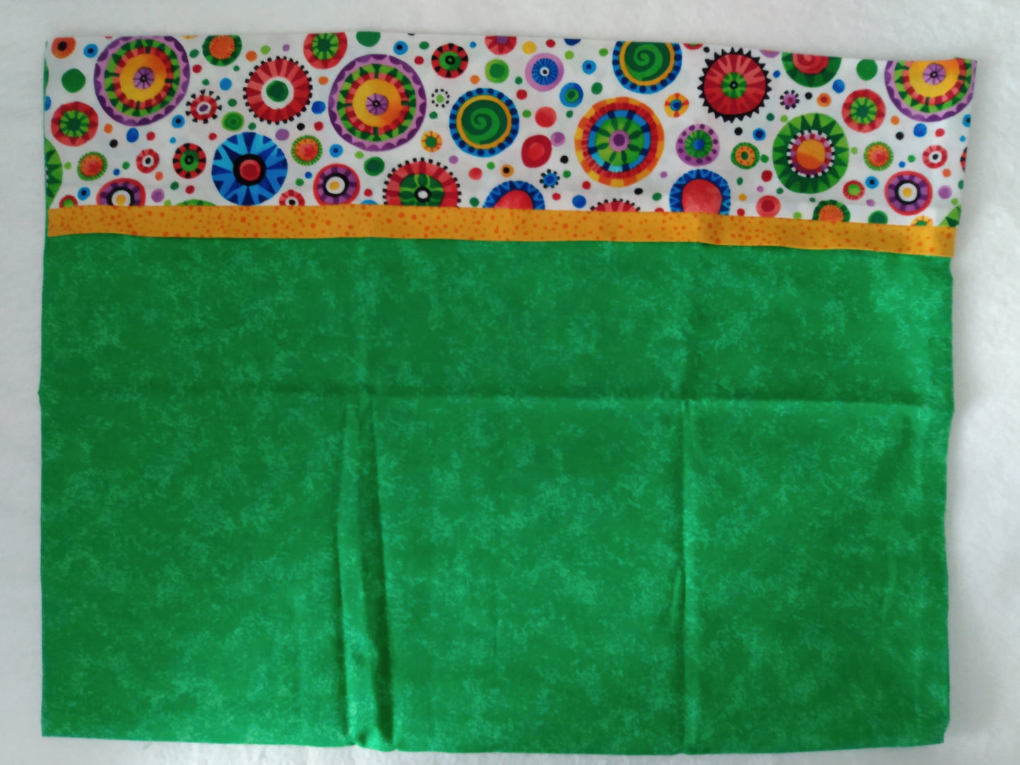 100% Cotton Pillowcase Vibrant Green 2 Multicolor