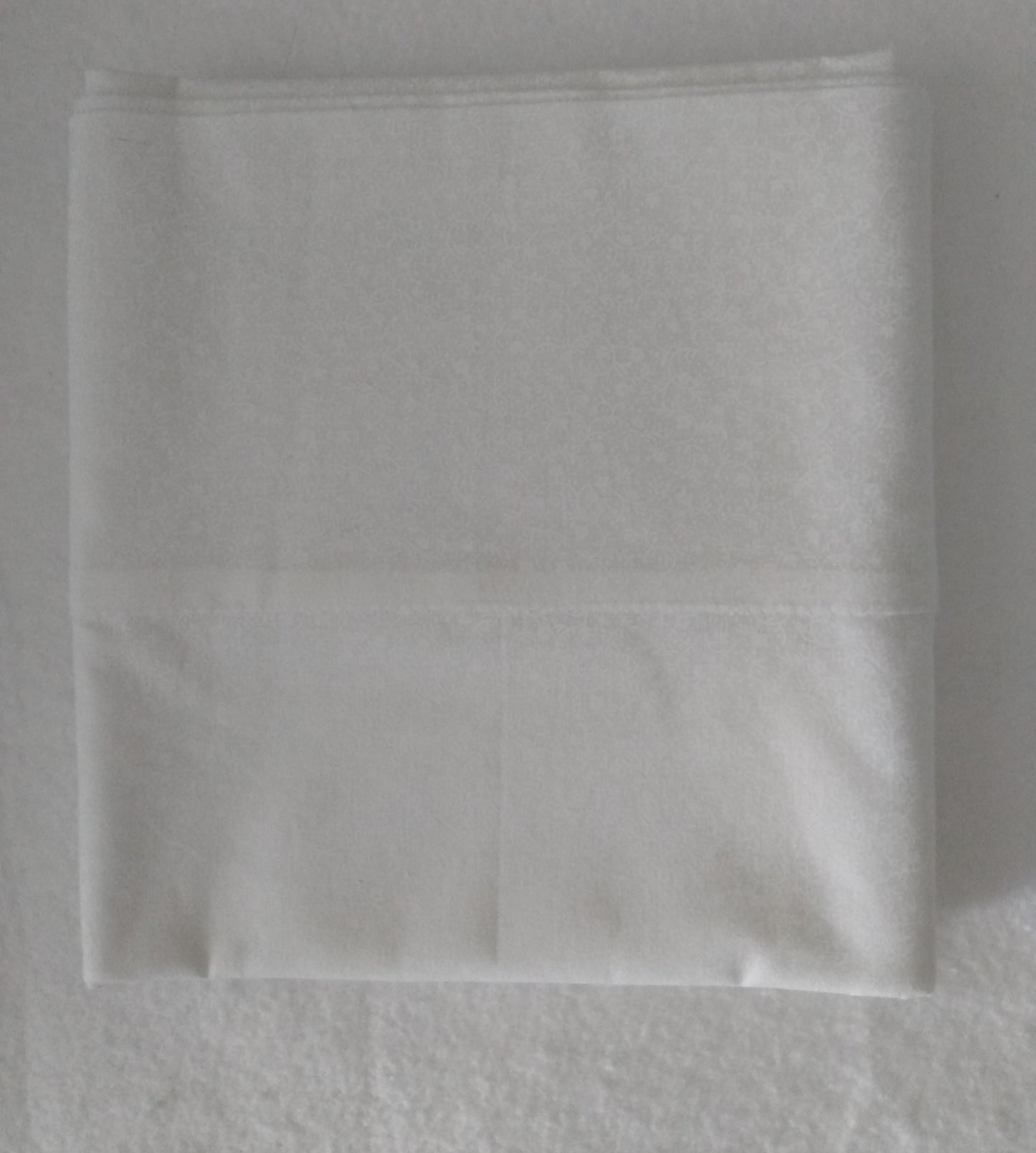 100% Cotton Pillowcase White Small Print Floral