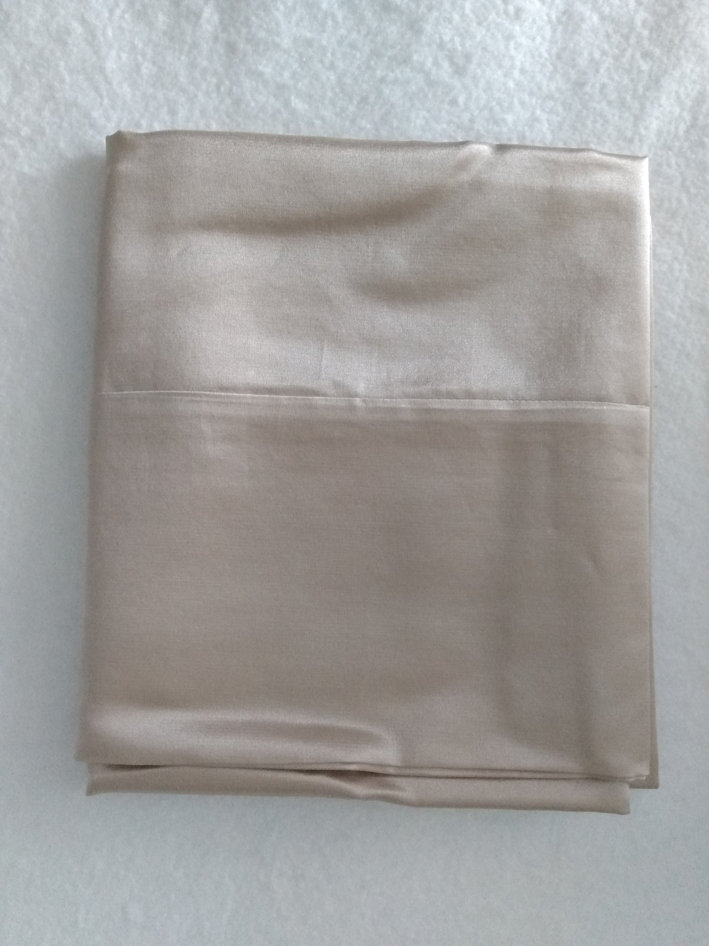 50% Cotton/ 50% Silk Cream Pillowcase