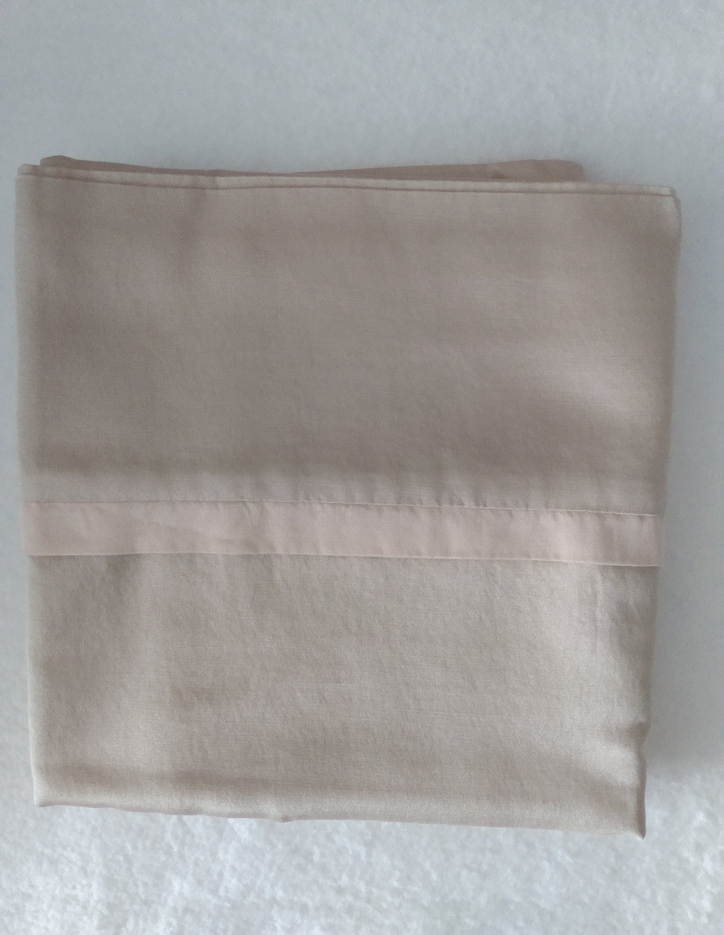 50% Cotton/ 50% Silk Pillowcase Cream Light Pink