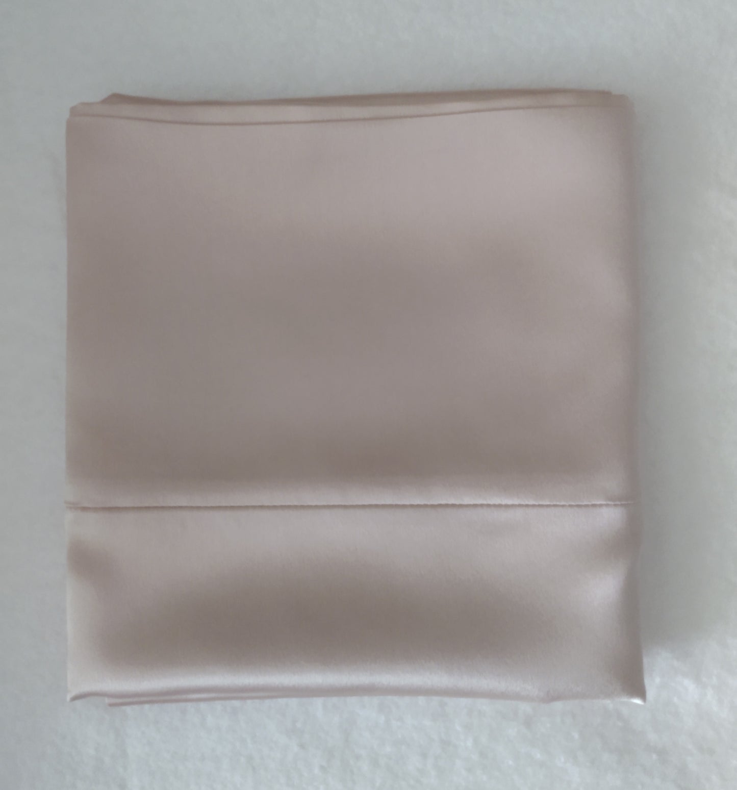 100% Mulberry Silk Charmeuse Pillowcase Blush