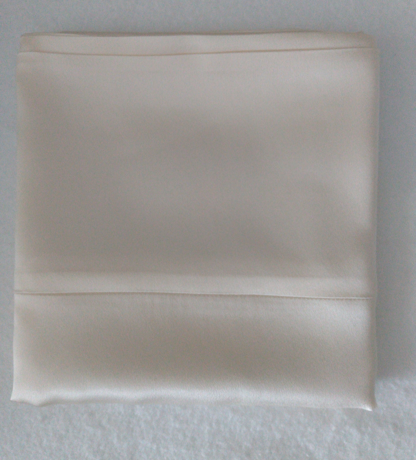 100% Mulberry Silk Charmeuse Pillowcase Cream