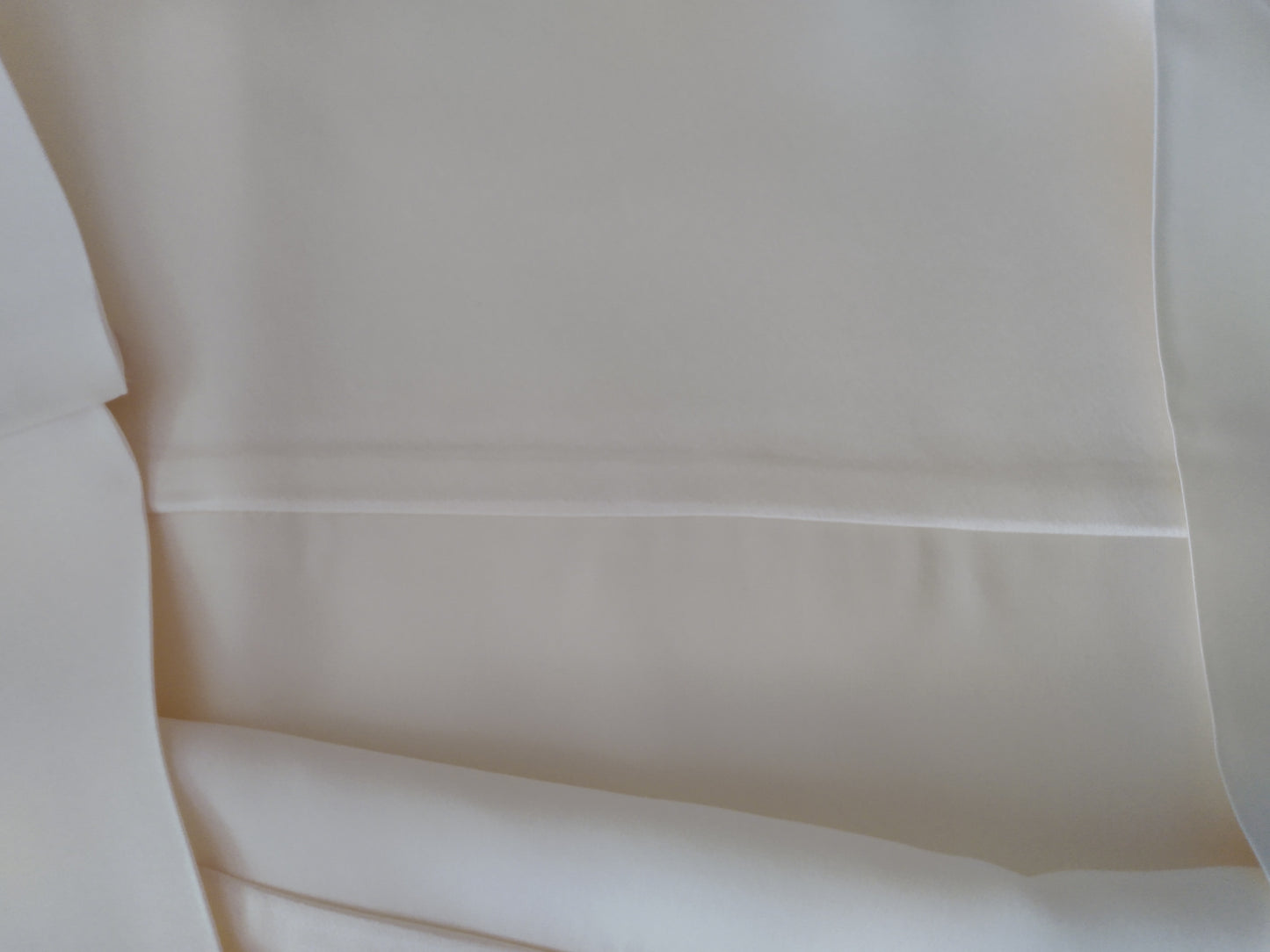 100% Mulberry Silk Charmeuse Pillowcase Cream