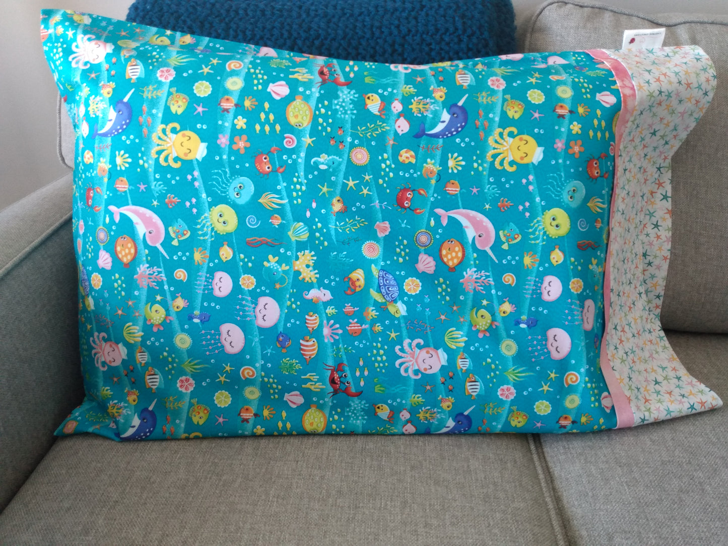 100% Cotton Pillowcase Under the Sea