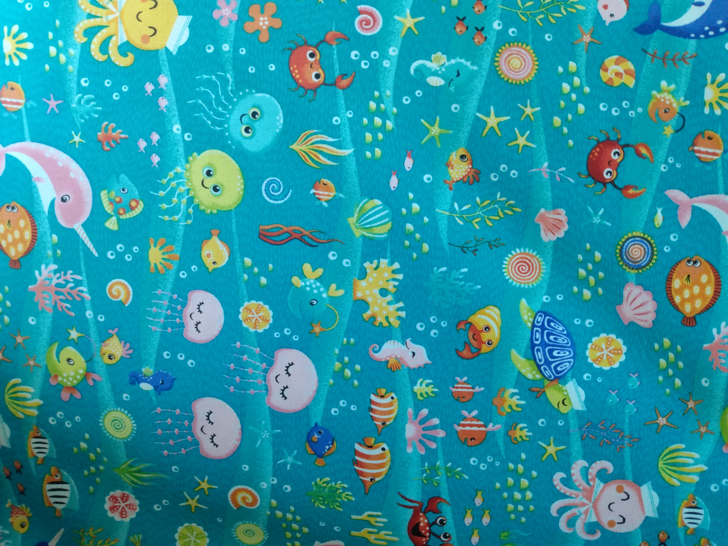 100% Cotton Pillowcase Under the Sea