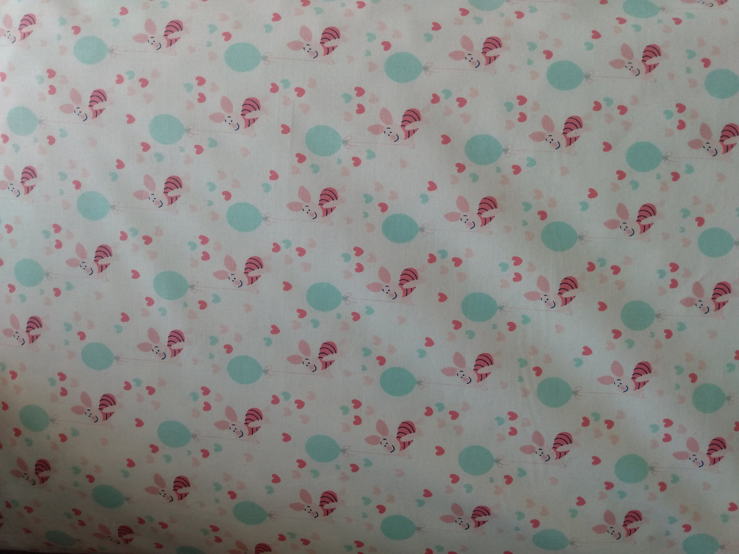 100% Cotton Pillowcase Piglet Balloons
