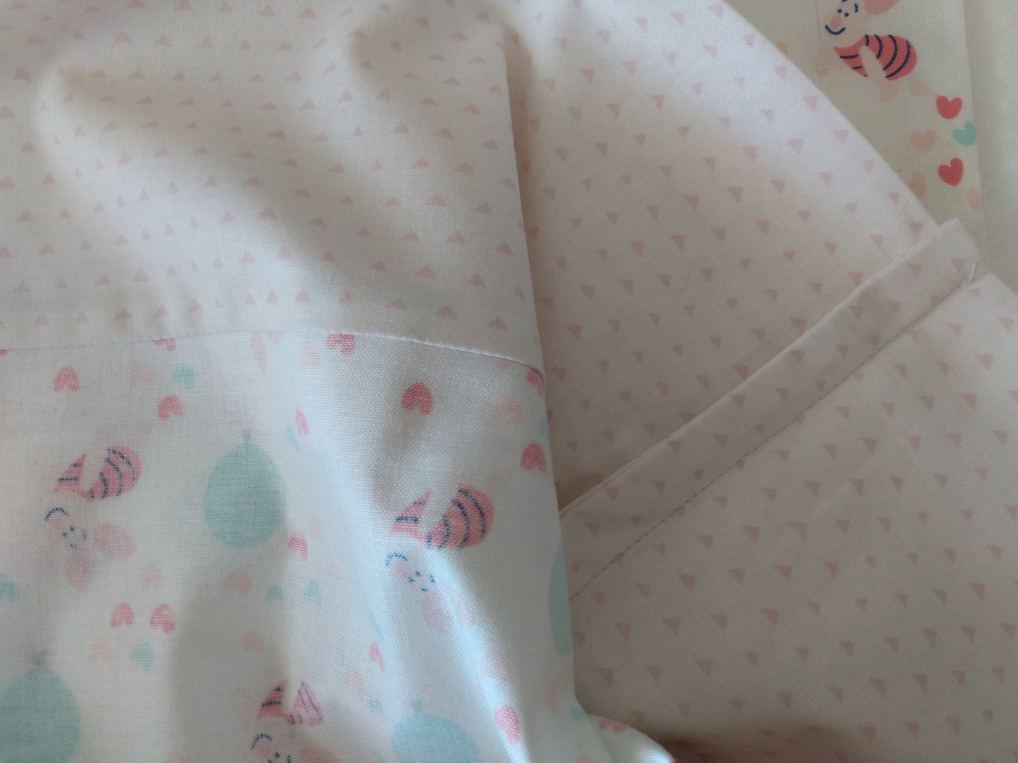 100% Cotton Pillowcase Piglet Balloons