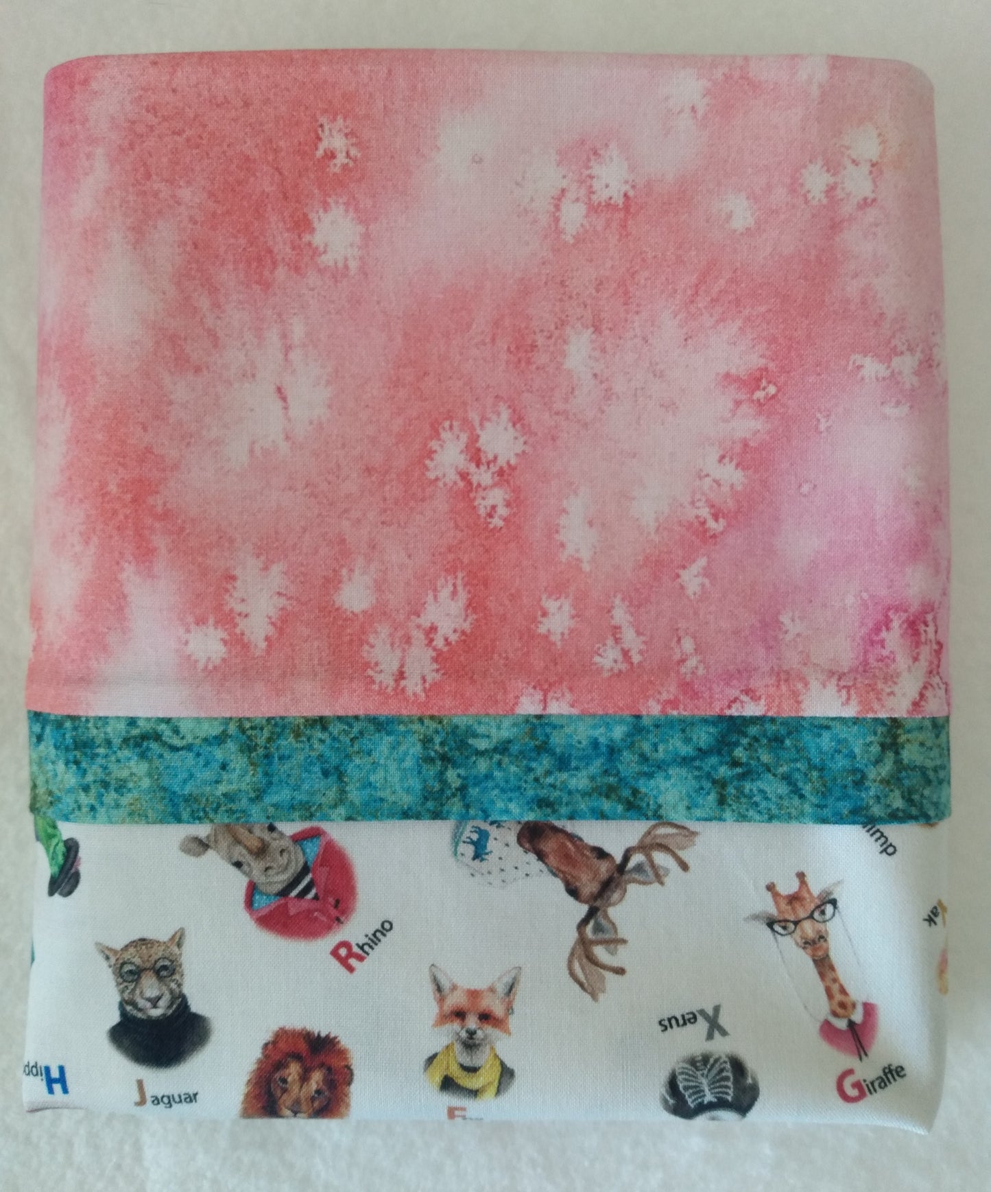 100% Cotton Pillowcase Alphabet Animal 2