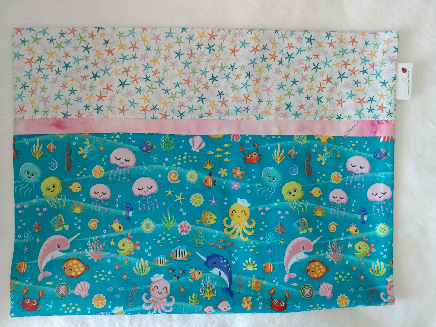100% Cotton Pillowcase Under the Sea