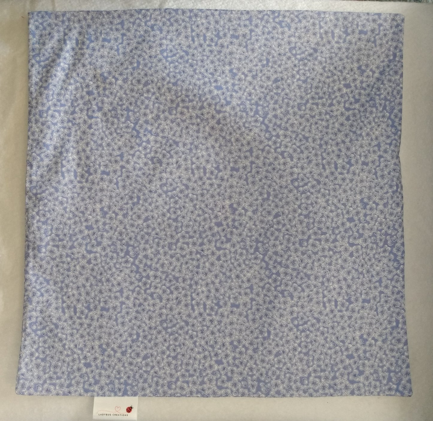 Cushion Cover Periwinkle Blue Cotton