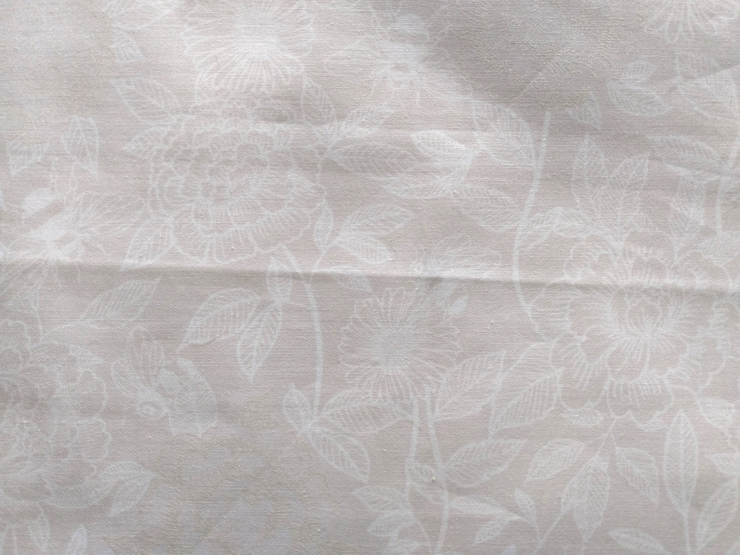 Napkins 100% Cotton Cream Floral Beige