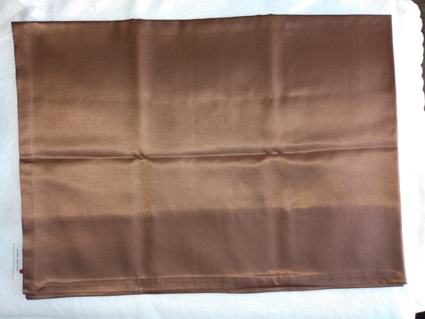 50% Cotton/ 50% Silk Pillowcase Coffee