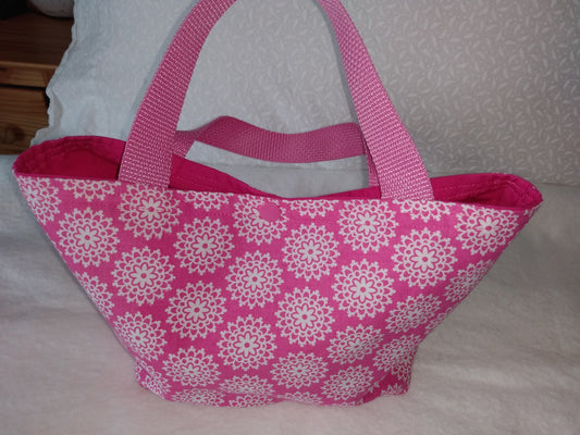 Lunch Bag Pink Floral Mandala