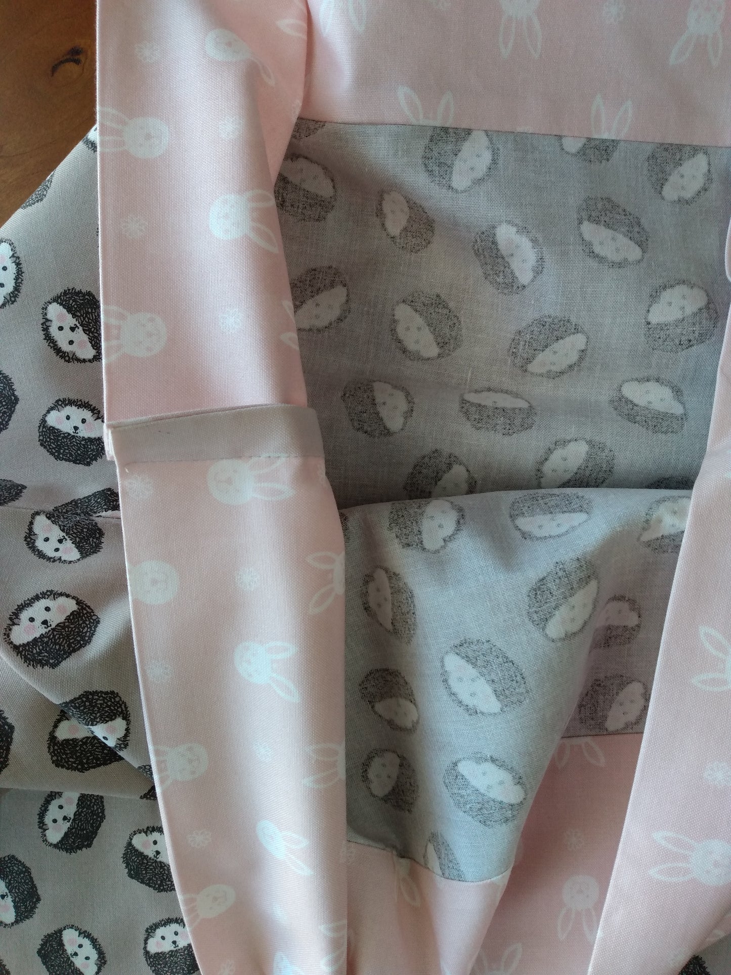 100% Cotton Pillowcase Hedgehog Bunnies
