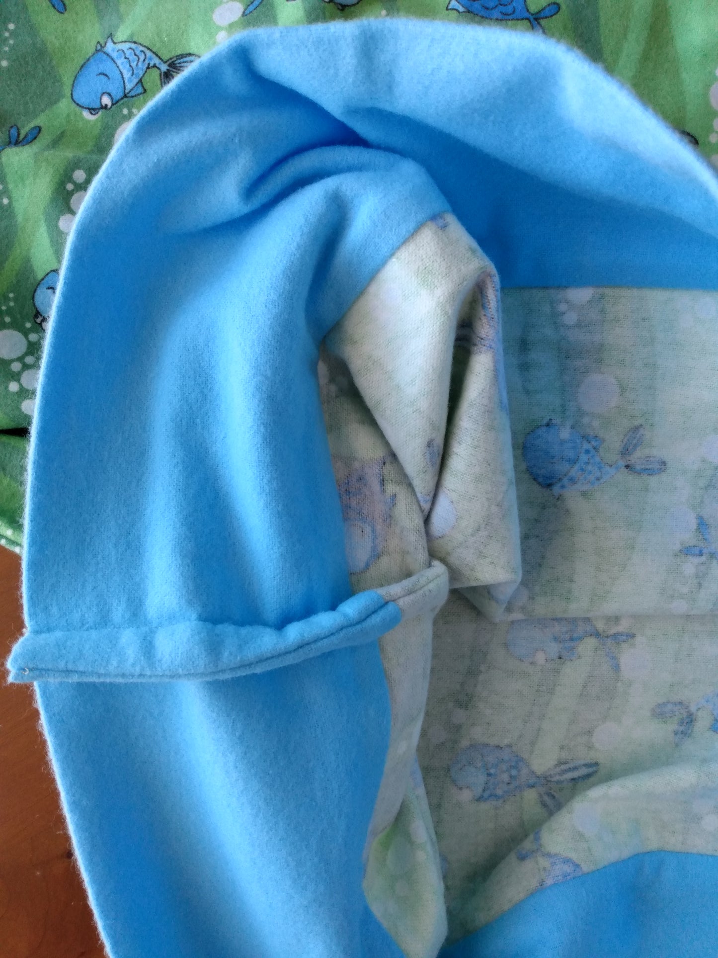 100% Cotton Pillowcase Fish Flannel
