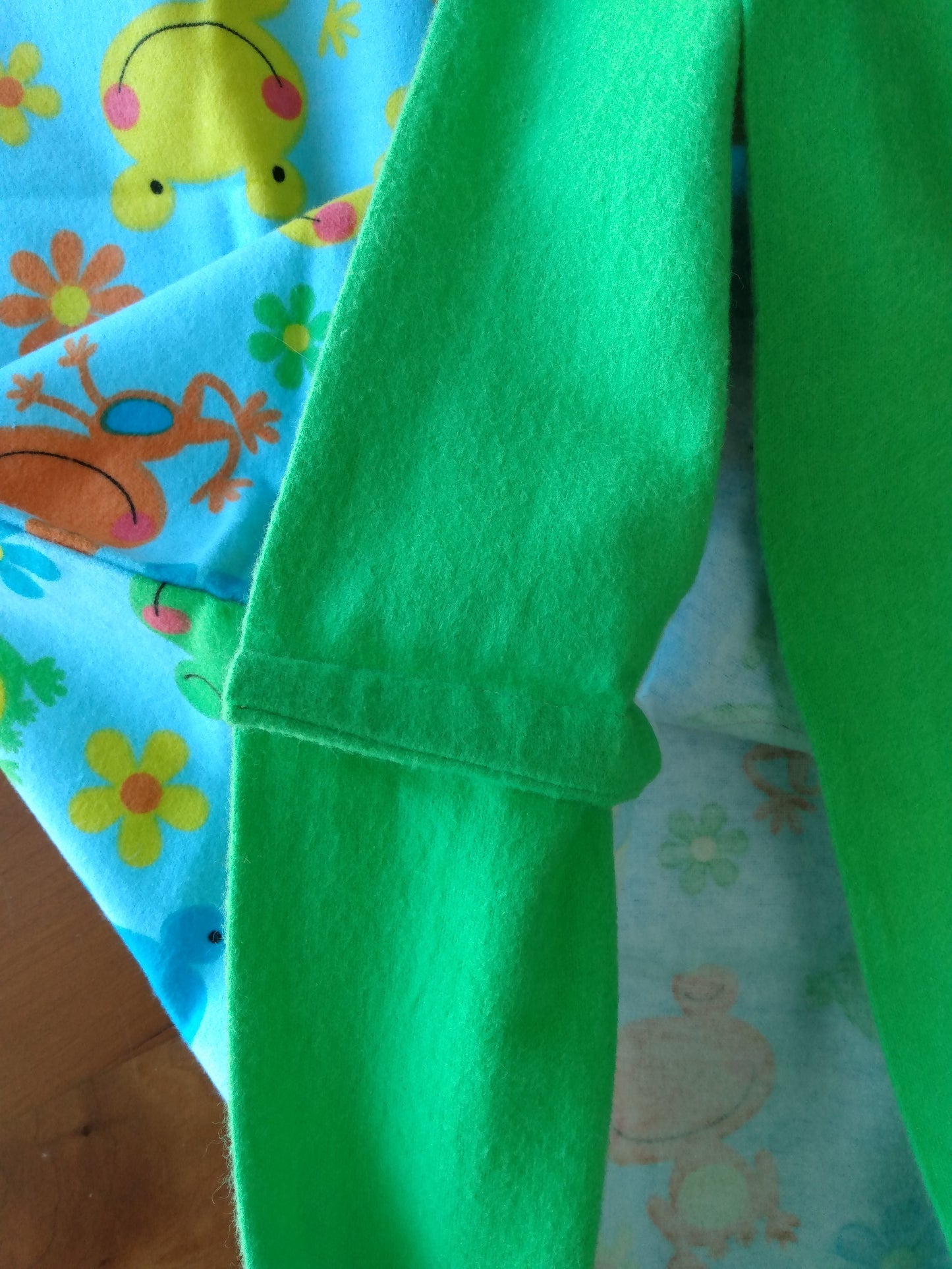 100% Cotton Pillowcase Frog Flannel