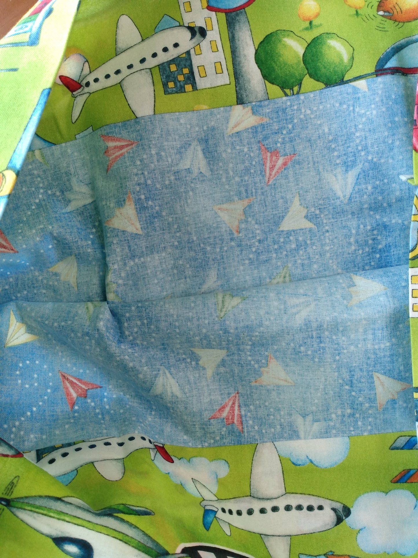 100% Cotton Pillowcase Folded Airplanes