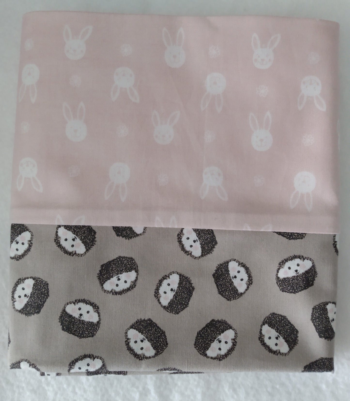100% Cotton Pillowcase Hedgehog Bunnies