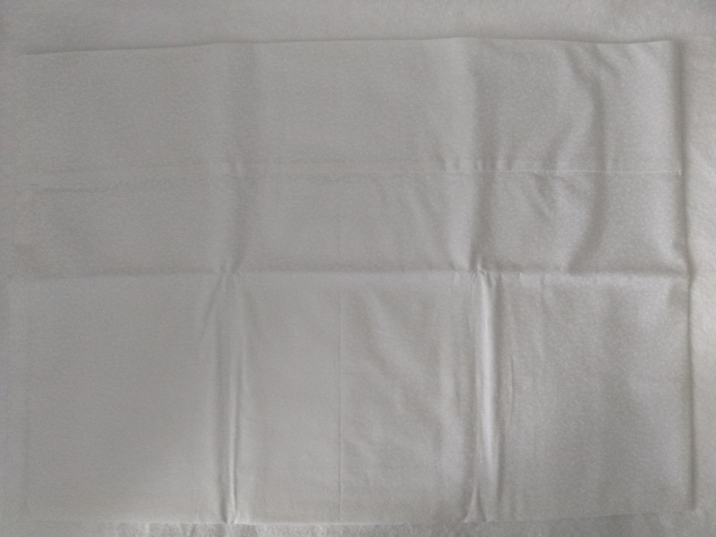 100% Cotton Pillowcase White Small Print Floral